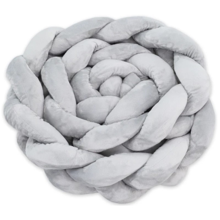 Plyšový cop mantinel Totsy Baby Ple001_Szary_300, 300cm