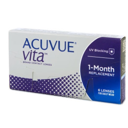 Kontaktní čočky Acuvue Vita, +6,50, DIA 14,0, BC 8,8, 6 ks