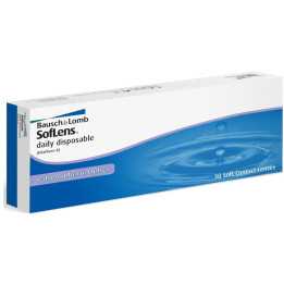 Jednodenní kontaktní čočky Bausch & Lomb Soflens, +1,25, BC 8.6, DIA 14.2, 30 čoček