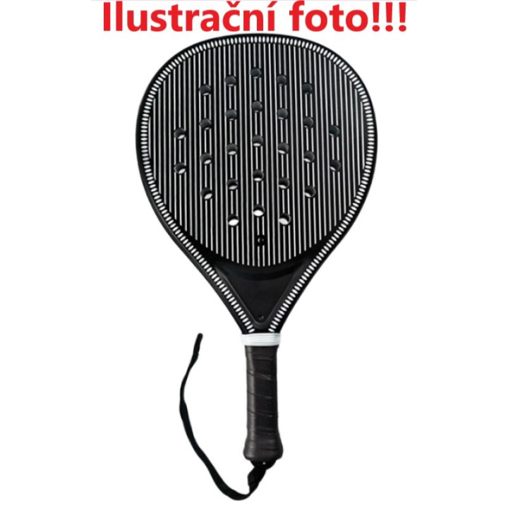 Padelová raketa Sport, černá 45 x 26,5 cm