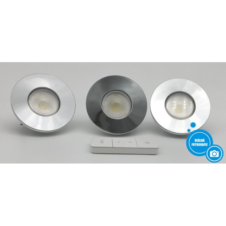 LED koupelnová svítidla s dálkovým ovládáním Philips LED White Ambiance Adore Hue , 220-240V, 3ks