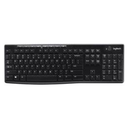 Bezdrátová klávesnice (QWERTY) Logitech K270, černá