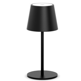 LED bezdrátová stolní lampa Lundwa HT019, 5000 mAh, černá