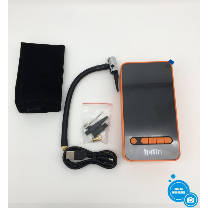 Přenosný vzduchový kompresor Ipflin JN-060, 65W, oranžová