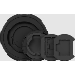 Ochranný kryt objektivu PolarPro Defender Pro, vel. L (81-90mm), černá