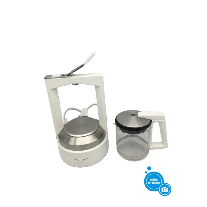 Kávovar na překapávanou kávu Krups KM468210/7Z1, 850W, 1l, bílá