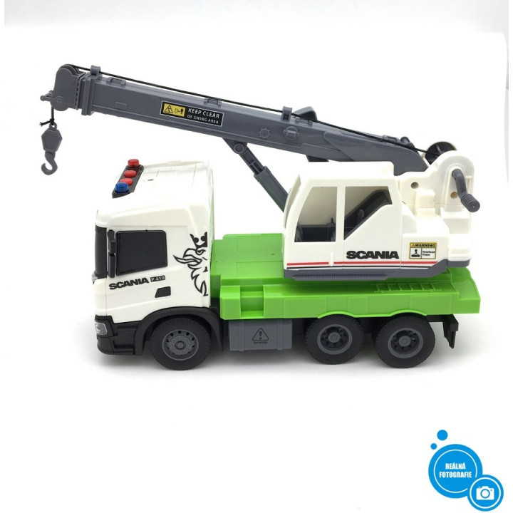 Model jeřábového nákladního auta Scania P 410