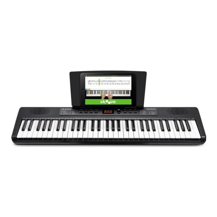 Elektrické klávesy ALESIS Melody 61 MK4, 12V, 61 kláves, černá