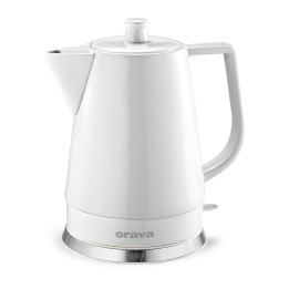 Orava VK-3813-W Keramická konvice 1,5l, bílá