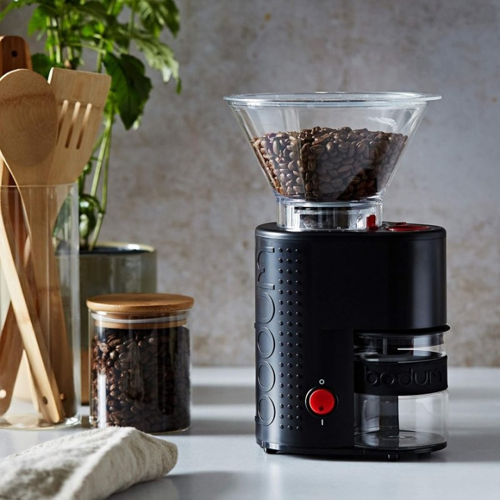 Elektrický mlýnek na kávu BODUM 10903-01EURO-3, černá