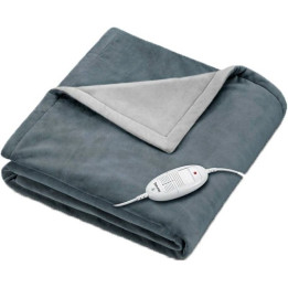 Elektrická vyhřívaná dečka BEURER HD 75, 110W, Cosy Dark Grey