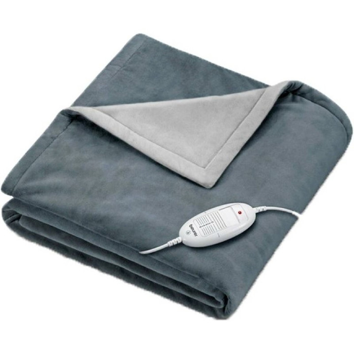 Elektrická vyhřívaná dečka BEURER HD 75, 110W, Cosy Dark Grey