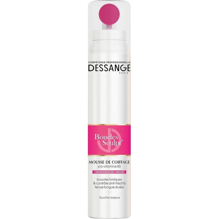 Stylingová pěna na vlasy  DESSANGE  Boucles Sculpt´, pro vlnité vlasy, 200 ml