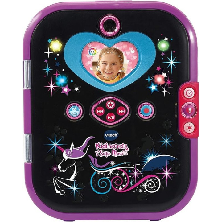 Interaktivní deník pro děti VTECH KidiSecrets Selfie Music 2.0 (v německém jazyce)