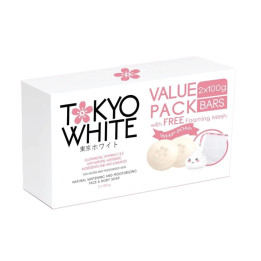 Hydratační mýdlo na obličej a tělo Tokyo White, 2x100g