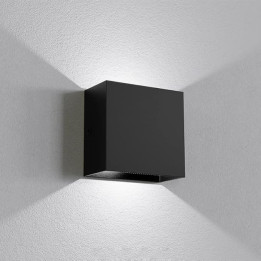 LED Nástěnné světlo CW12B, 3000K, 5000mAh, teplá bílá, černá
