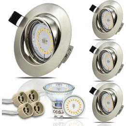 LED Bodová svítidla HIBAY Set, GU10 5W, 3000K, 4ks