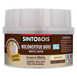 Tmel na dřevo SINTOBOIS Reconstitue bois mastic sapin, odstín Teinte Sapin, 190g