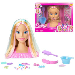 Česací hlava BARBIE JFG81 s doplňky