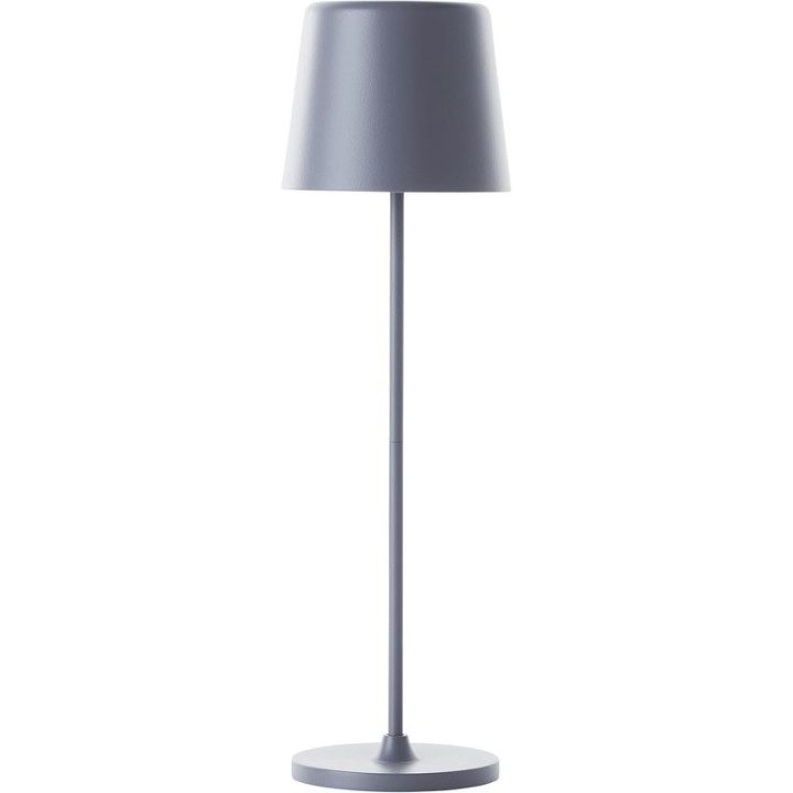 USB stolní lampa BRILLIANT Kaami, šedá