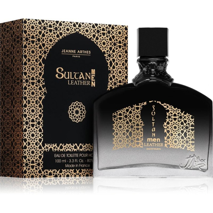 Toaletní voda pro muže JEANNE ARTHES Sultan Leather, 100 ml