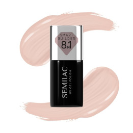 UV gel lak na nehty SEMILAC Smart Builder 8 v 1, odstín 816 Pale Nude, 7 ml