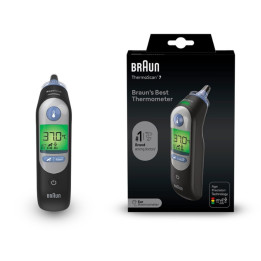 Teploměr BRAUN IRT6520BWE, černá