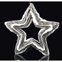 20LED XMAS RATTAN STAR IP20 DL