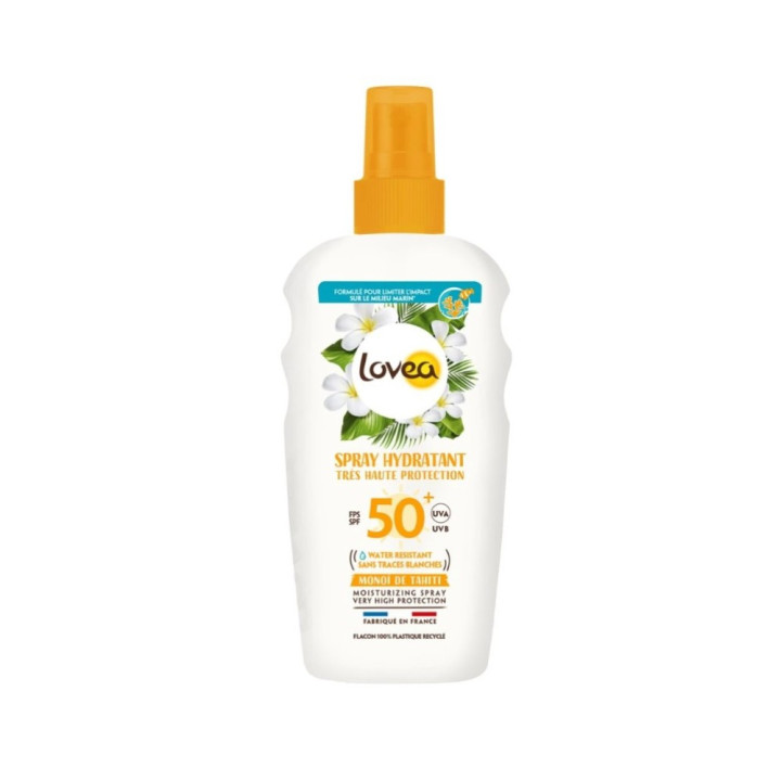 Opalovací krém LOVEA Spray Hydratant 50+SPF, 150ml