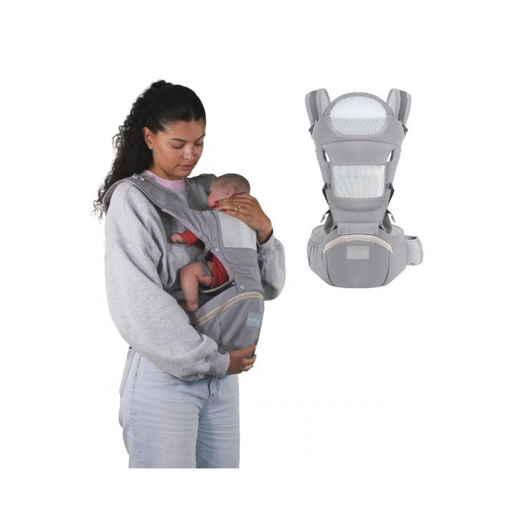 Dětské nosítko MOBICLINIC Kids Moley HS34002, šedá