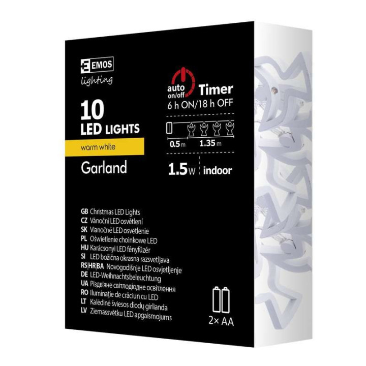 10LEDXMAS WOOD ANGEL GA.2AA WW