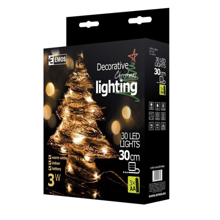 30LED XMAS RATTAN TREE IP20 WW