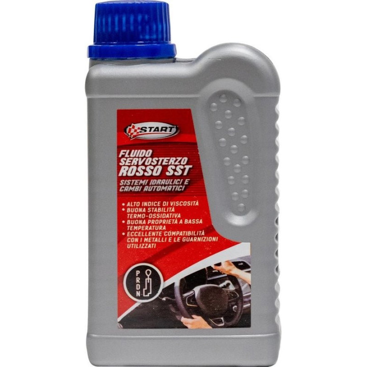 Hydraulická kapalina pro posilovače řízení START Fluido Servosterzo Rosso SST 6666, 250 ml