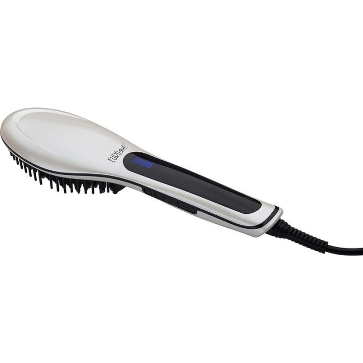 Elektrický žehlicí kartáč na vlasy EUROSTIL Cepillo Alisador Straightener 04583, 55W