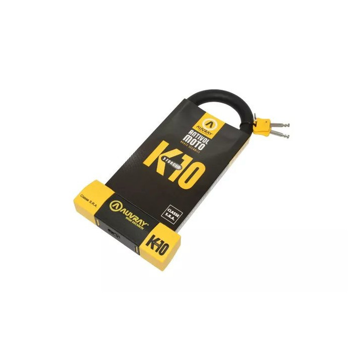 Bezpečnostní zámek na motocykly AUVRAY K10 Force, 85x250 mm, 18mm