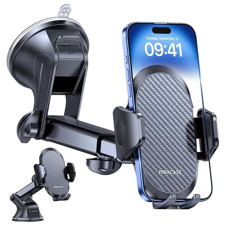 Držák na mobilní telefon do auta MIRACASE 04033, černá