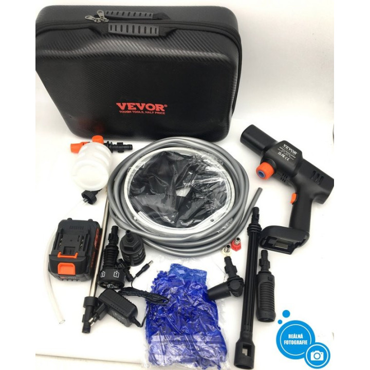 AKU tlaková myčka VEVOR XS-00B, 20V (1x AKU baterie)