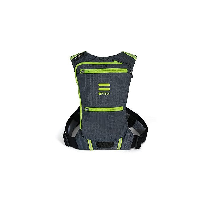 Běžecký batoh a vesta 2v1 FITLY S45GREL, vel. M/L/XL