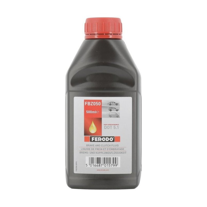 Brzdová kapalina FERODO DOT 5.1 FBZ050, 500 ml