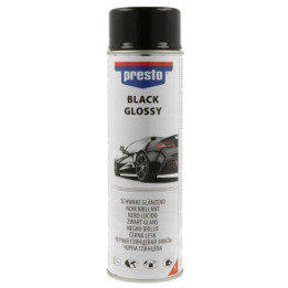 Lak ve spreji PRESTO černý lesklý, 500 ml