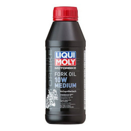 Syntetický olej do tlumičů motocyklů LIQUI MOLY Motorbike Fork Oil 10W Medium, 500 ml