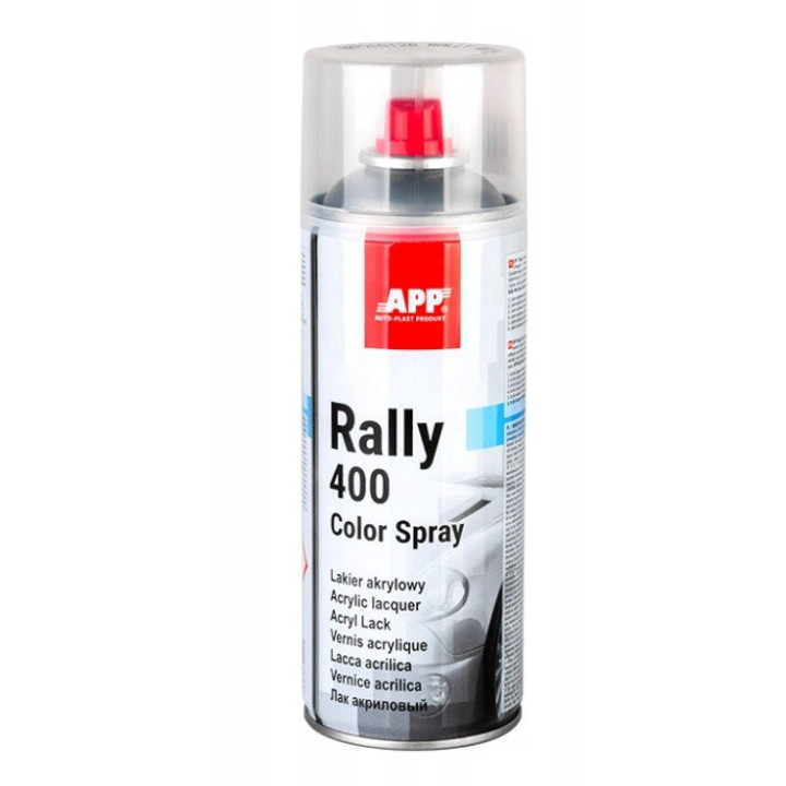 Akrylový lak APP Rally Color Spray, bezbarvý lesk, 400ml