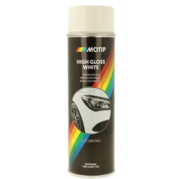 Akrylový lak ve spreji MOTIP White high gloss 04004, 500 ml
