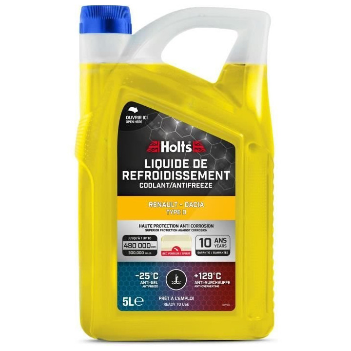 Chladicí nemrznoucí kapalina HOLTS HAFR0004B, 5 l