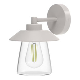 Venkovní nástěnné svítidlo GOODHOME Kebel E27, 25W, IP44, béžová