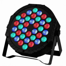 LED RGB osvětlení s dálkovým ovladačem Mini Flat Par Light LSPA36RC