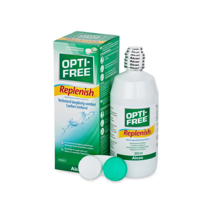 Roztok na čočky ALCON OPTI-FREE Replenish, 300 ml