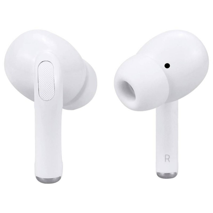Bluetooth sluchátka s nabíjecím pouzdrem MUSICMAN TWS ANC In-Ear Pro BT-X72, bílá