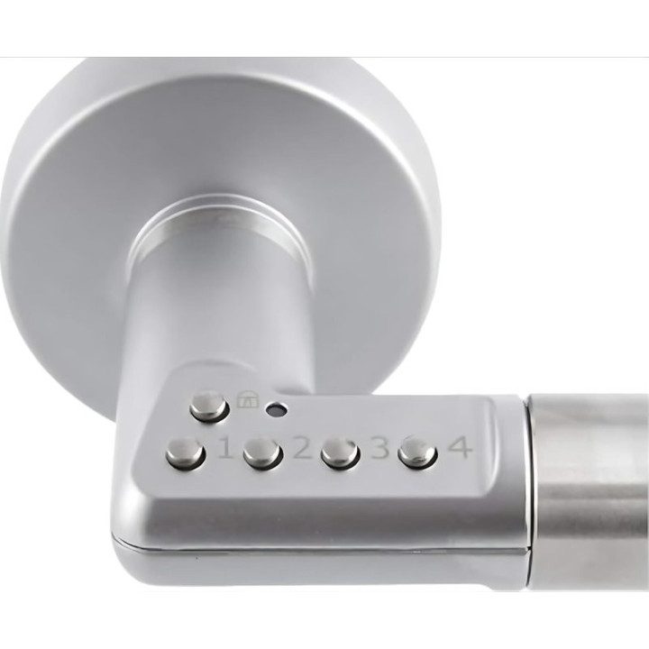 Elektronická klika na dveře YALE Code Handle Y027, pravá, stříbrná