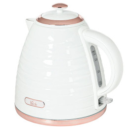 Rychlovarná konvice HOMCOM 800-162V90CW, 2200 W, bílá